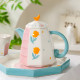 Porcelain Teapot & Cup Set 4 Pcs